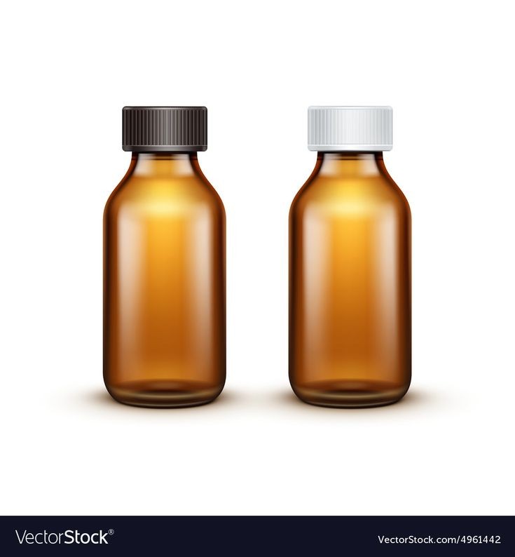 بطری شیشه ای ۶۰ میلی لیتر دارویی  با درب